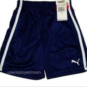 Boys Puma Shorts Athletic Sports Short Pants Bottoms Active Wear Toddler